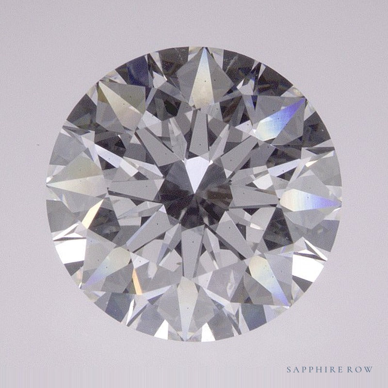 3.04 ct lab-grown diamond, round cut | Sapphire Row · cut7