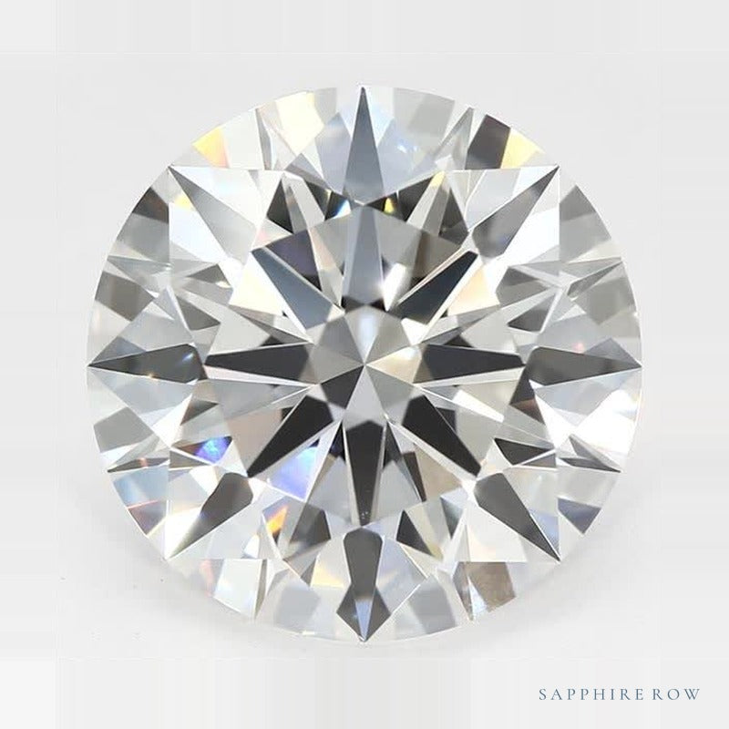 3.04 ct lab-grown diamond, round cut | Sapphire Row · cut7