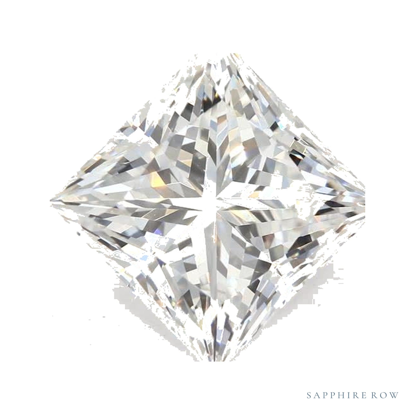3.03 ct Square Lab-Grown Diamond – F VVS2 — Sapphire Row · cut · cut2 · cut3 · cut4