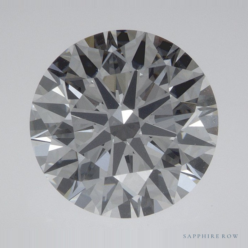 3.02 ct lab-grown diamond, round cut | Sapphire Row · cut7