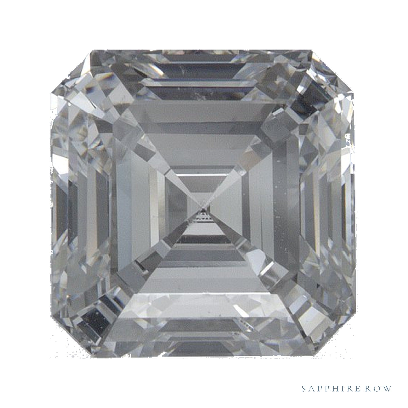 3.02 ct lab-grown diamond, asscher cut | Sapphire Row · cut4