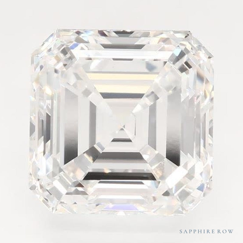 3.02 ct lab-grown diamond, asscher cut | Sapphire Row · cut7