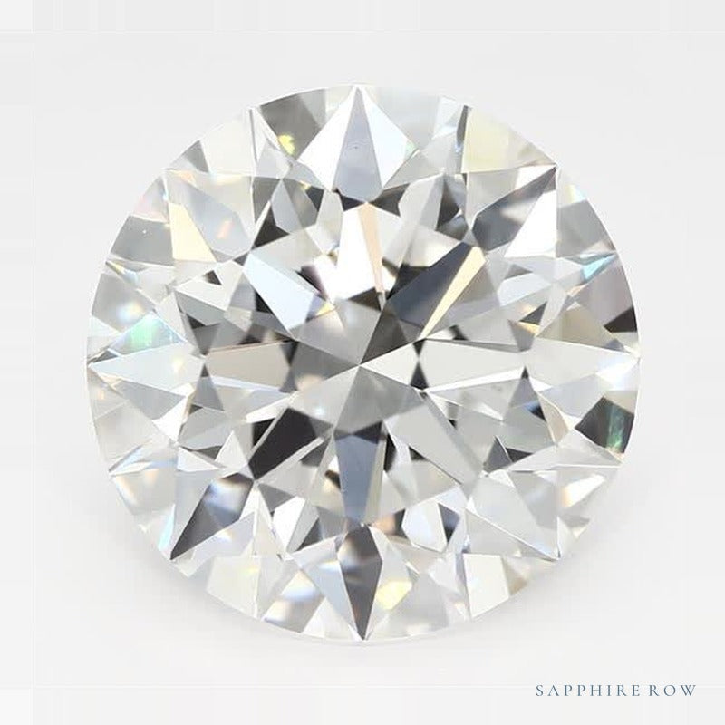 3.02 ct lab-grown diamond, round cut | Sapphire Row · cut7