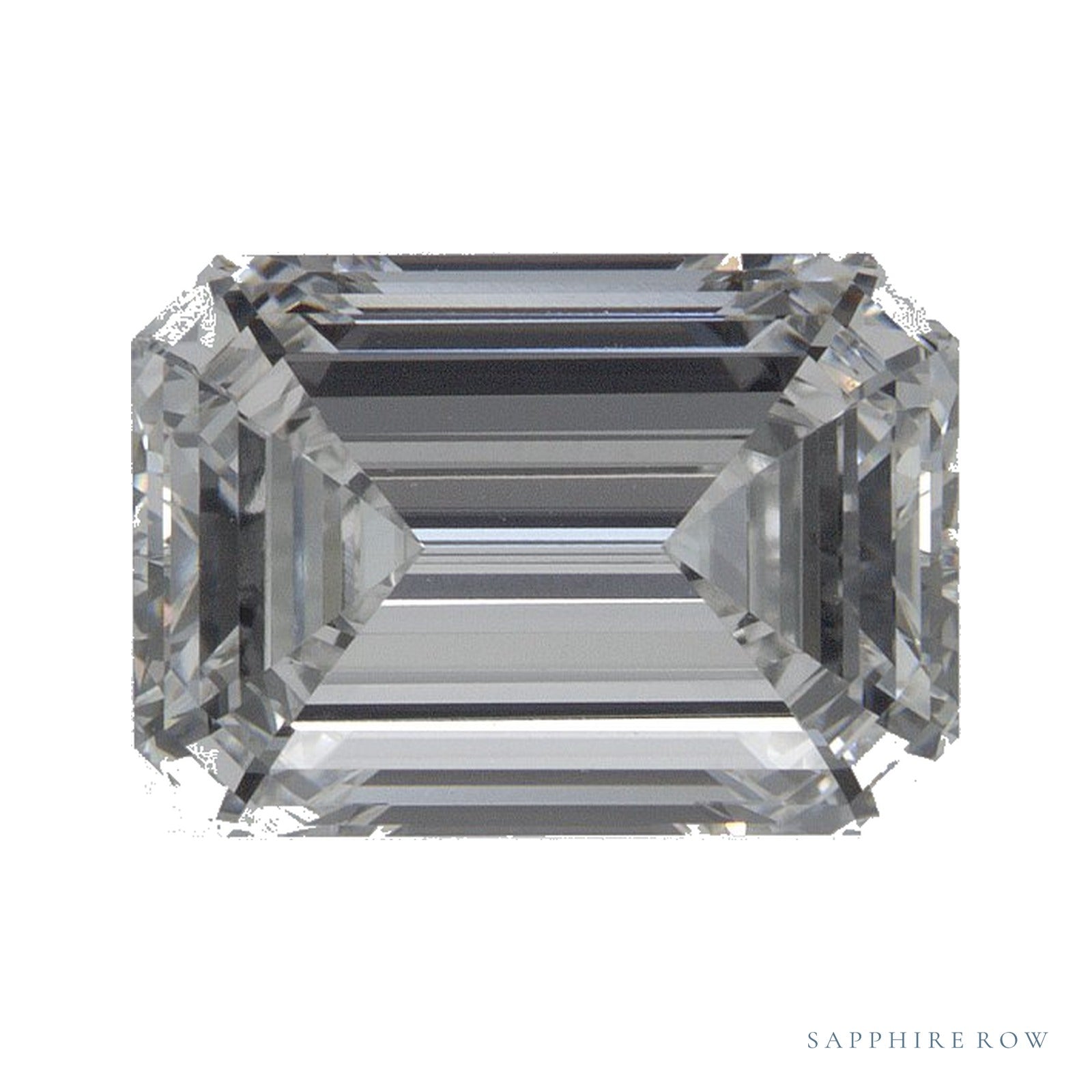 3.02 ct Emerald Lab-Grown Diamond – E VVS2 — Sapphire Row · cut · cut2 · cut3 · cut4