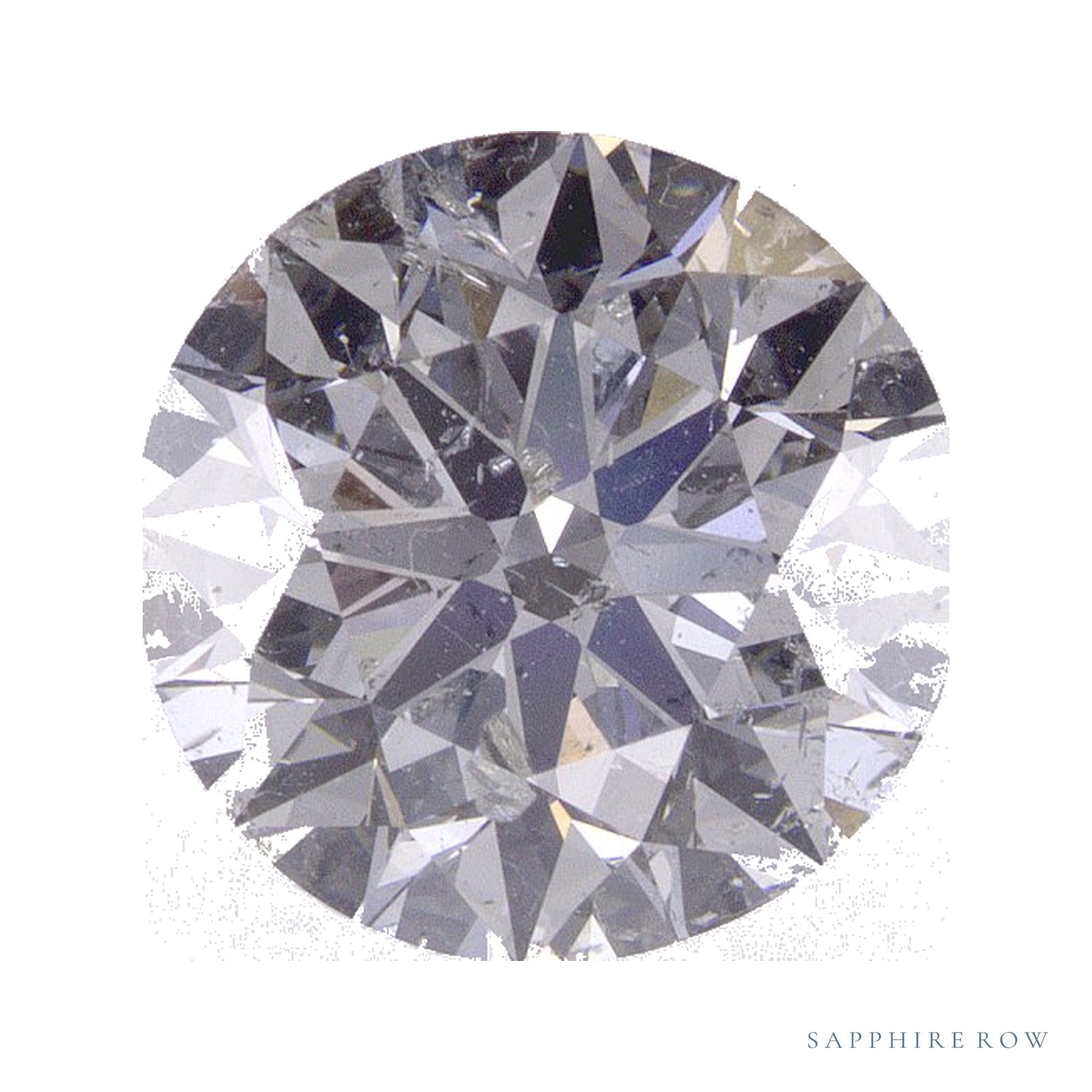 3.01 ct Round Natural Diamond – H I1 — Sapphire Row · cut · cut2 · cut3 · cut4