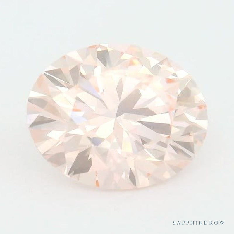 3.01 ct lab-grown fancy pink diamond, round cut | Sapphire Row · cut7