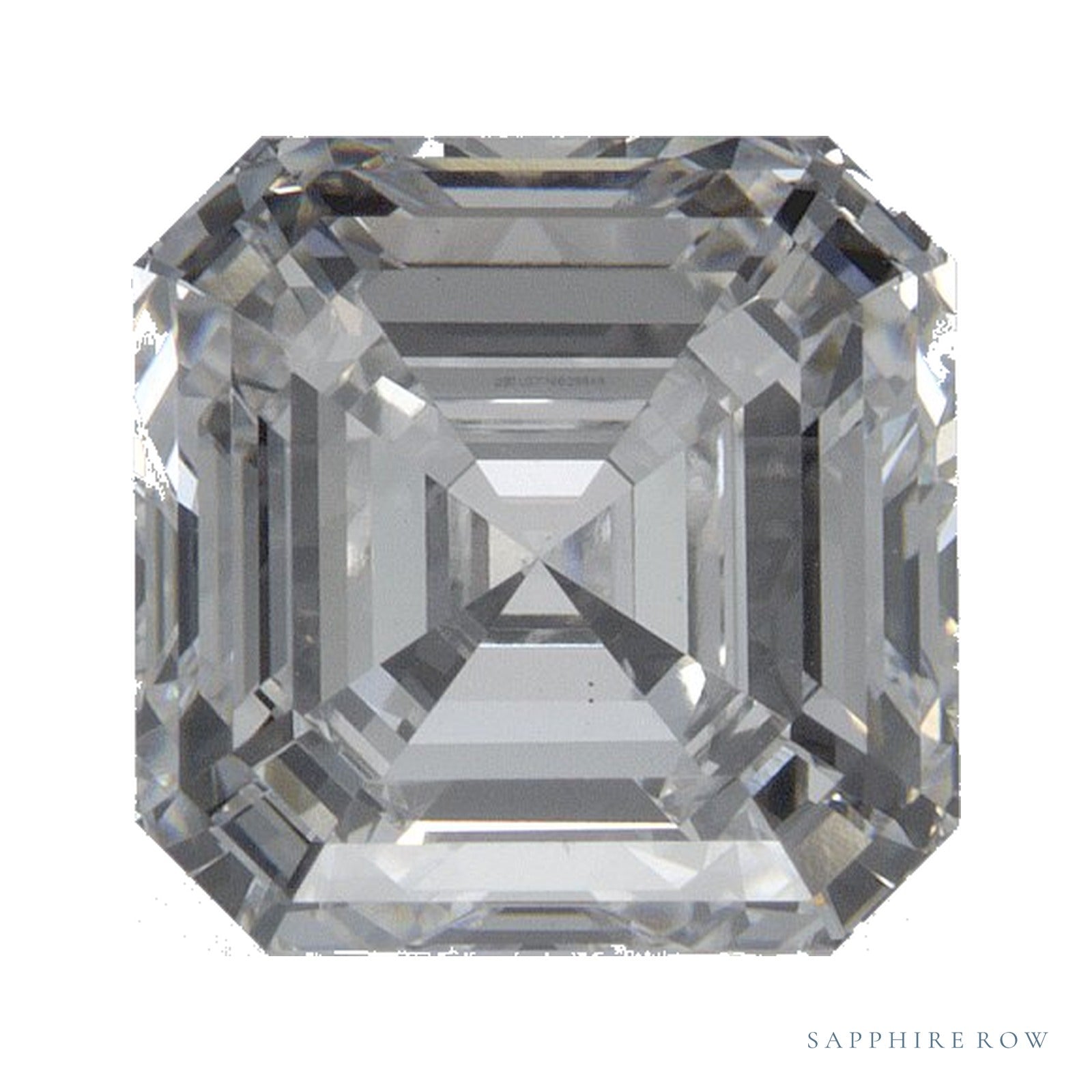 3.01 ct lab-grown diamond, asscher cut | Sapphire Row · cut4