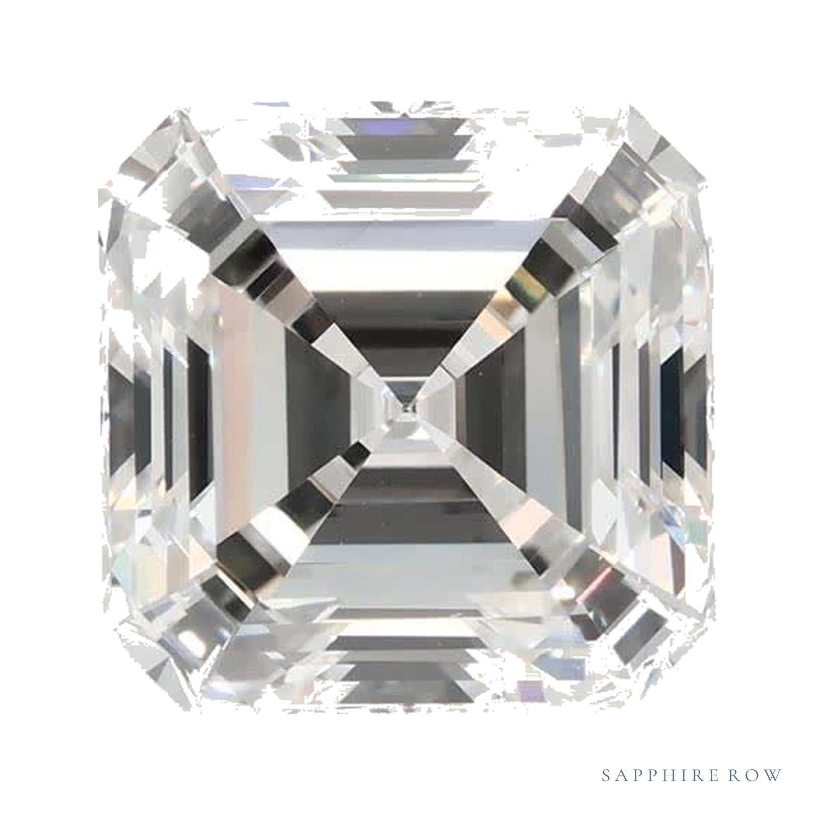 3.00 ct Asscher Lab-Grown Diamond – G VS1 — Sapphire Row · cut · cut2 · cut3 · cut4
