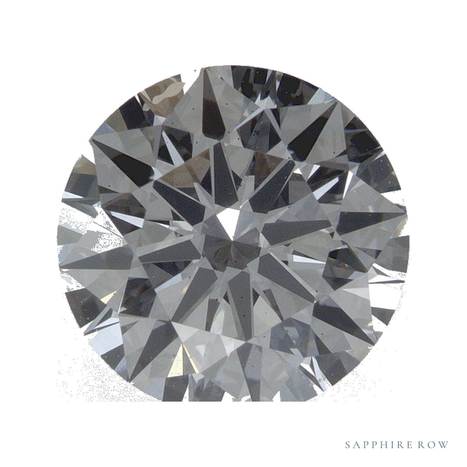 3.00 ct Round Lab-Grown Diamond – E SI1 — Sapphire Row · cut · cut2 · cut3 · cut4