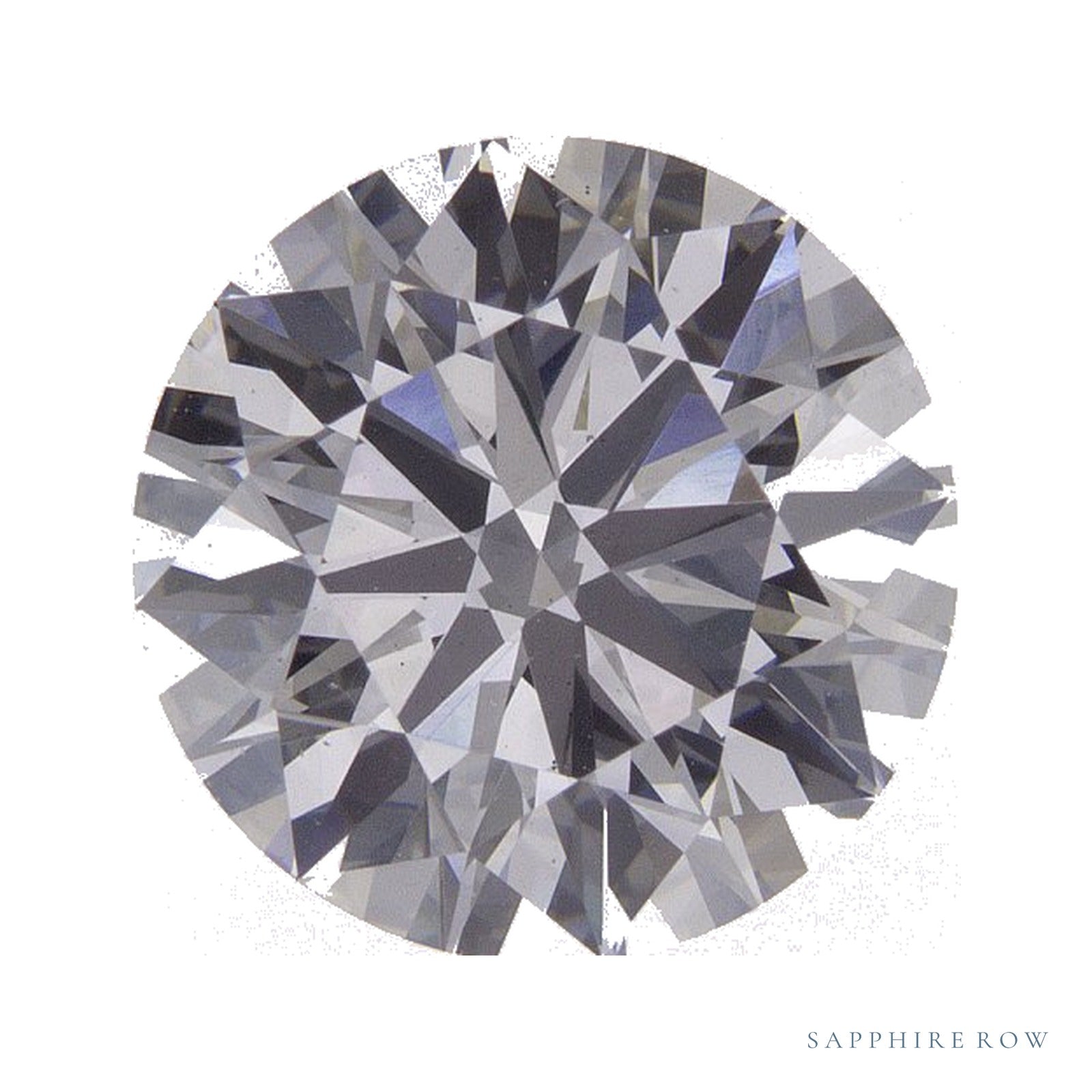 2.99 ct lab-grown diamond, round cut | Sapphire Row · cut4