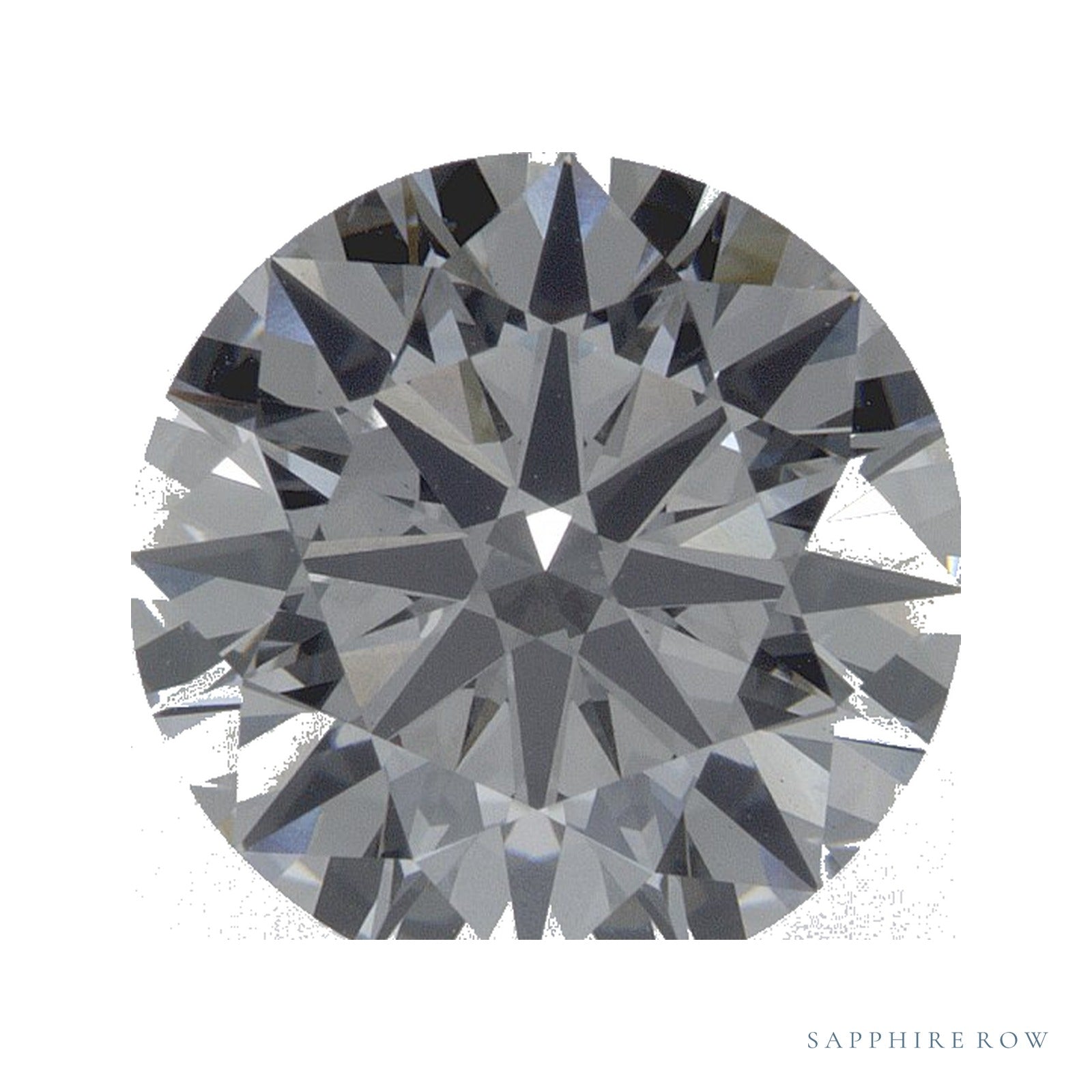 2.98 ct lab-grown diamond, round cut | Sapphire Row · cut4