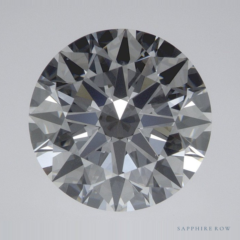 2.98 ct lab-grown diamond, round cut | Sapphire Row · cut7