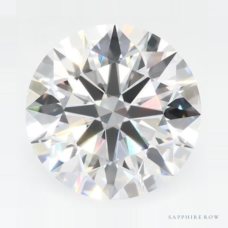 2.97 ct lab-grown diamond, round cut | Sapphire Row · cut7
