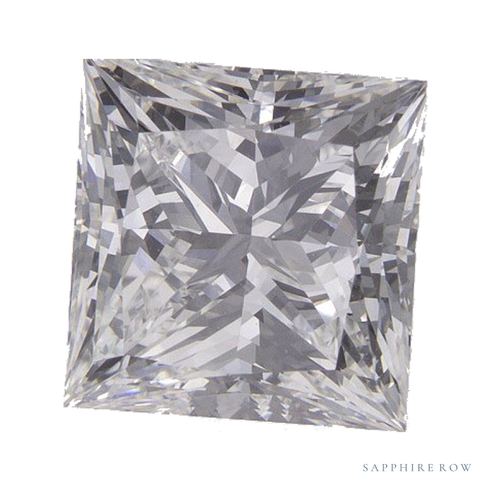 2.97 ct lab-grown diamond, square cut | Sapphire Row · cut4