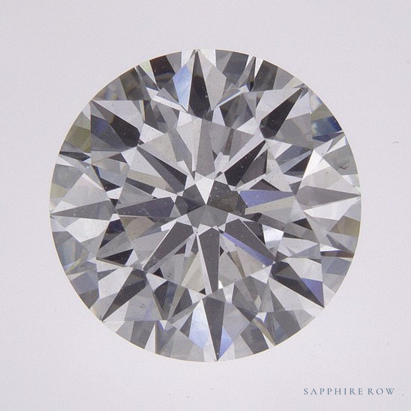2.97 ct lab-grown diamond, round cut | Sapphire Row · cut7