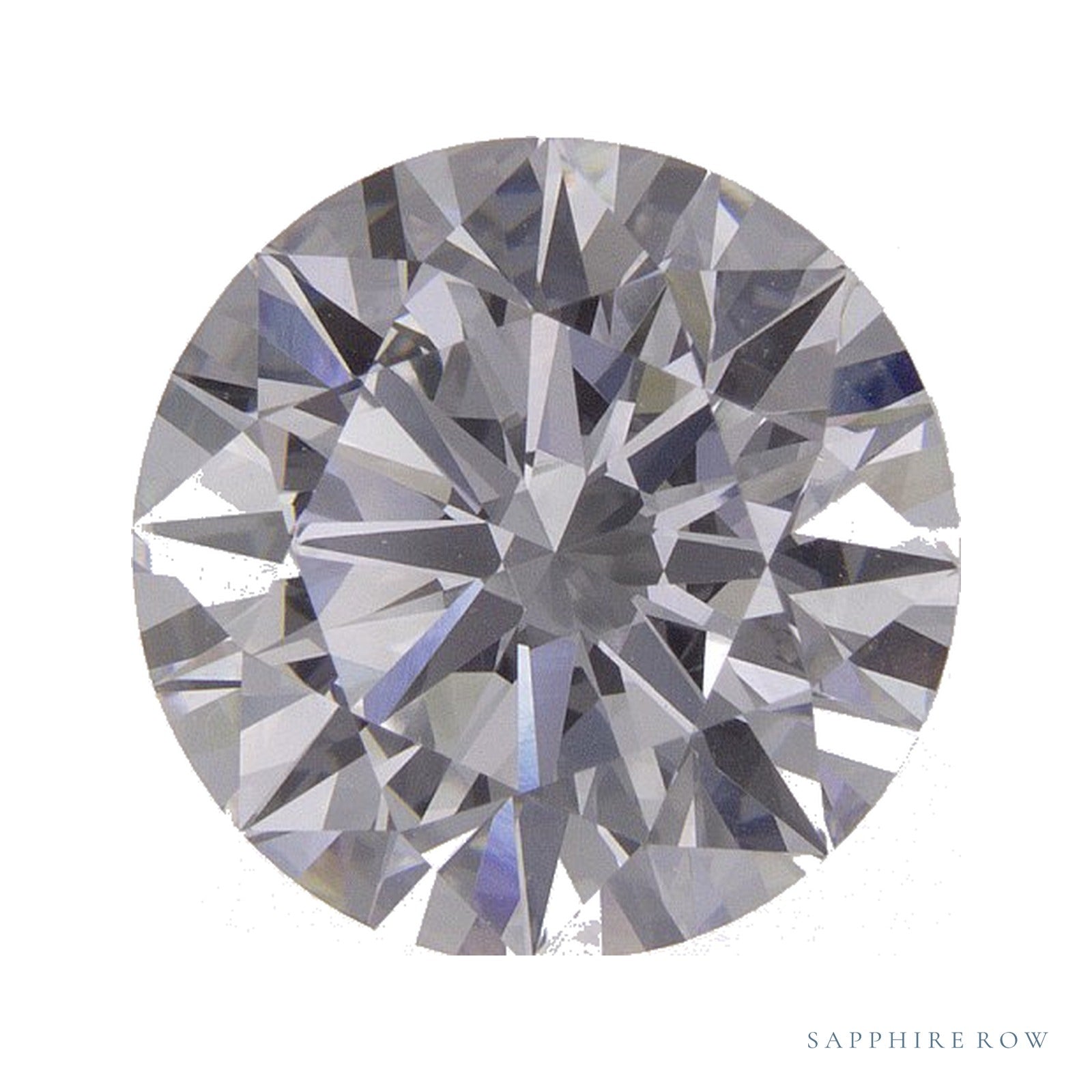 2.97 ct lab-grown diamond, round cut | Sapphire Row · cut4