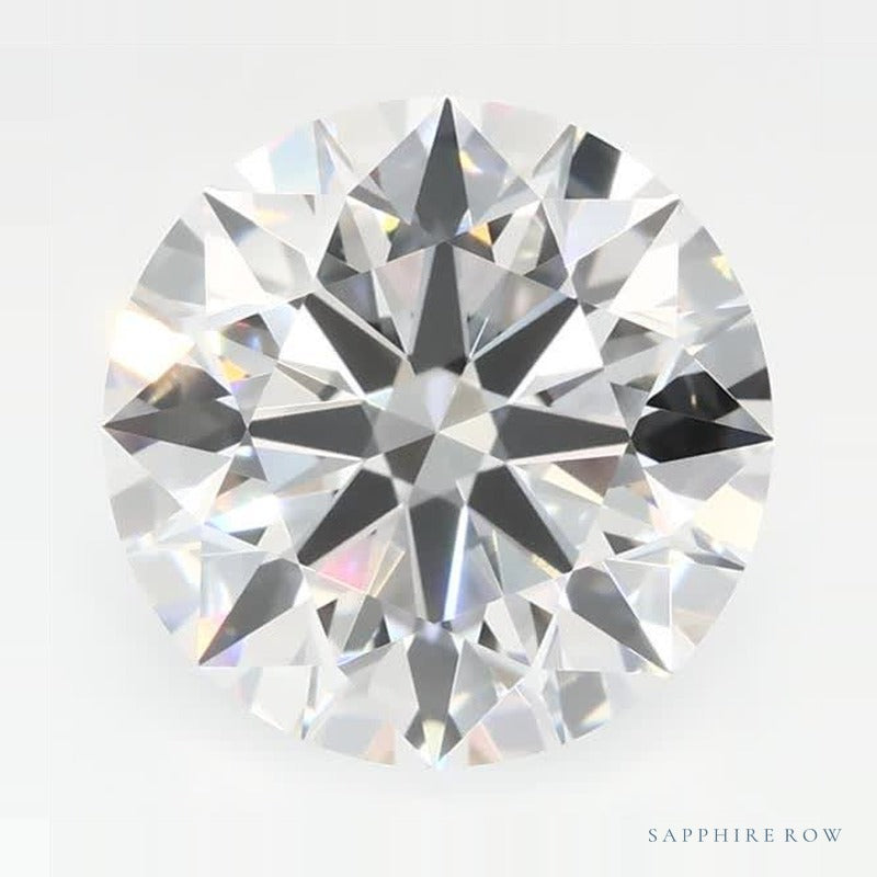 2.96 ct lab-grown diamond, round cut | Sapphire Row · cut7