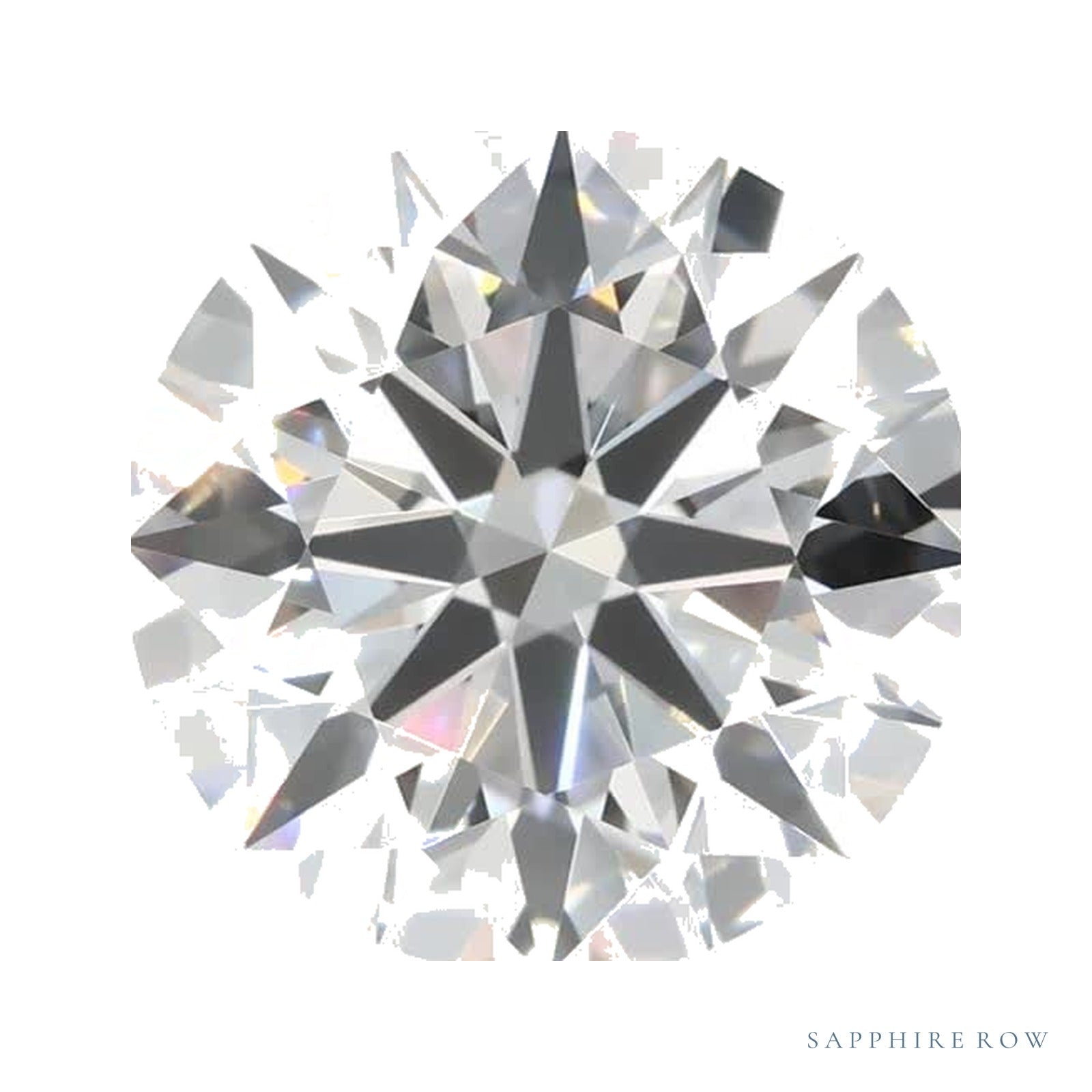 2.96 ct lab-grown diamond, round cut | Sapphire Row