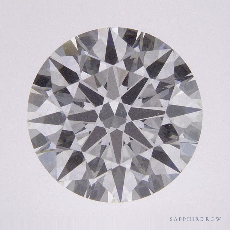 2.96 ct lab-grown diamond, round cut | Sapphire Row · cut7