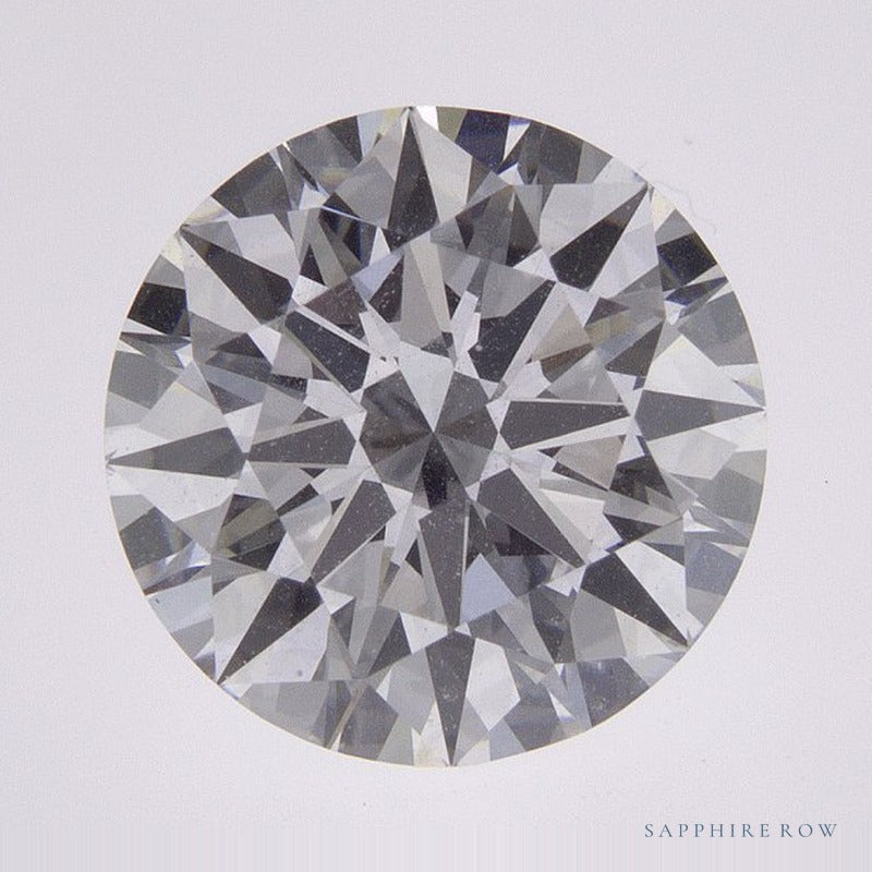 2.96 ct lab-grown diamond, round cut | Sapphire Row · cut7