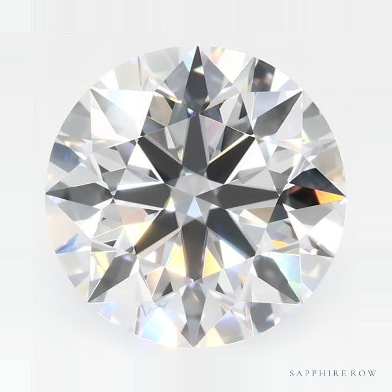 2.95 ct lab-grown diamond, round cut | Sapphire Row · cut7