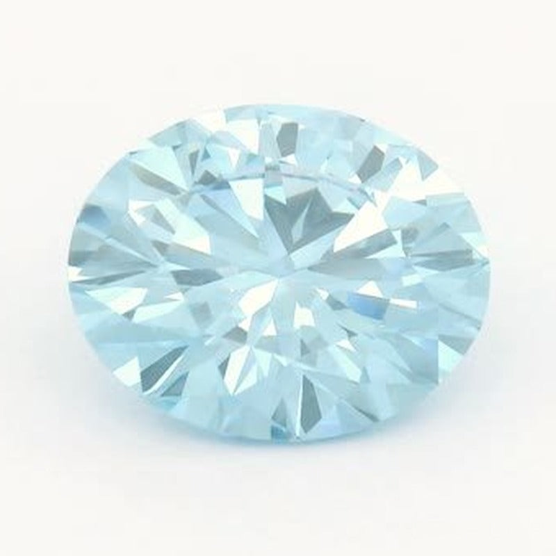 2.94 ct lab-grown fancy vivid blue diamond, round cut | Sapphire Row