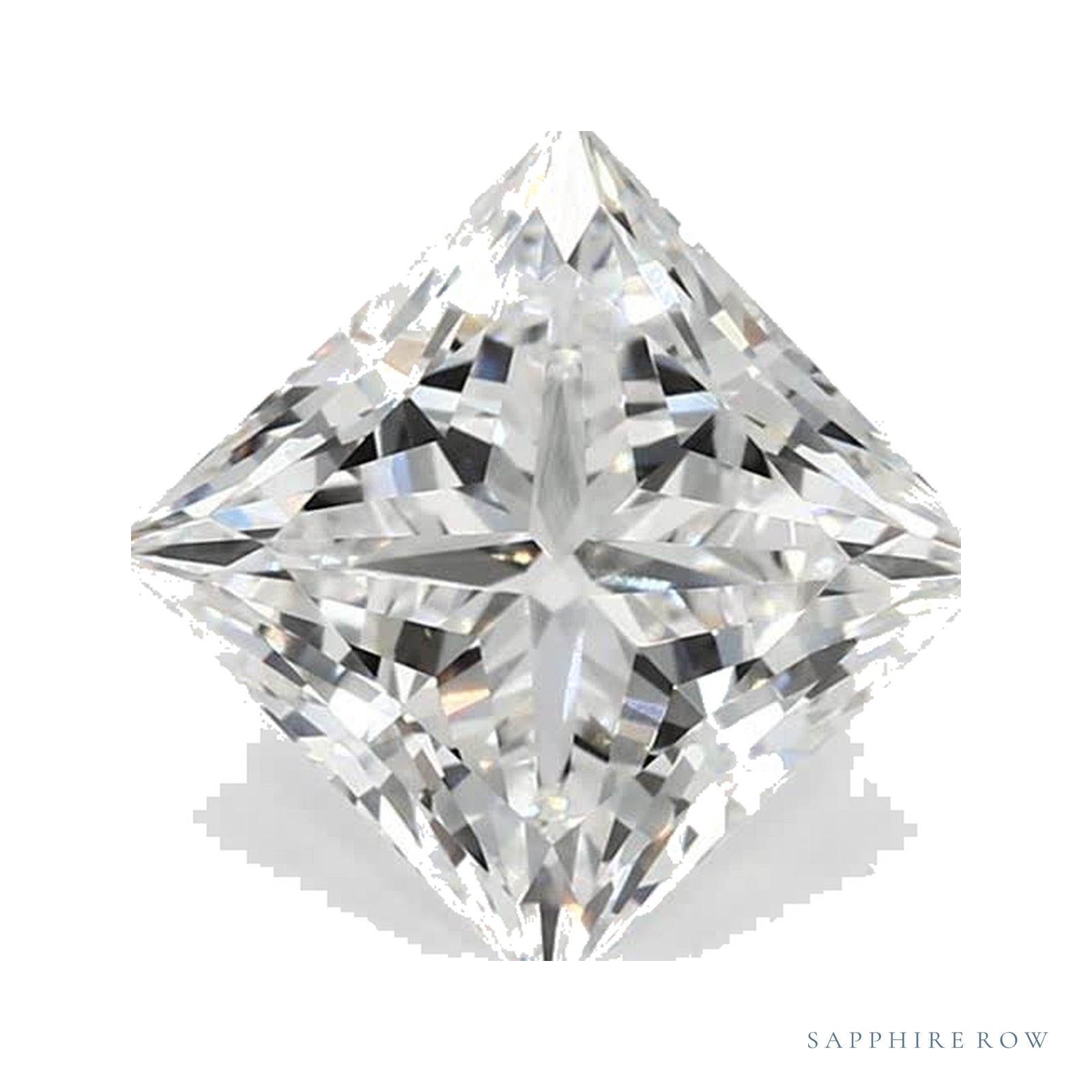 2.94 ct Square Lab-Grown Diamond – D VVS2 — Sapphire Row · cut · cut2 · cut3 · cut4