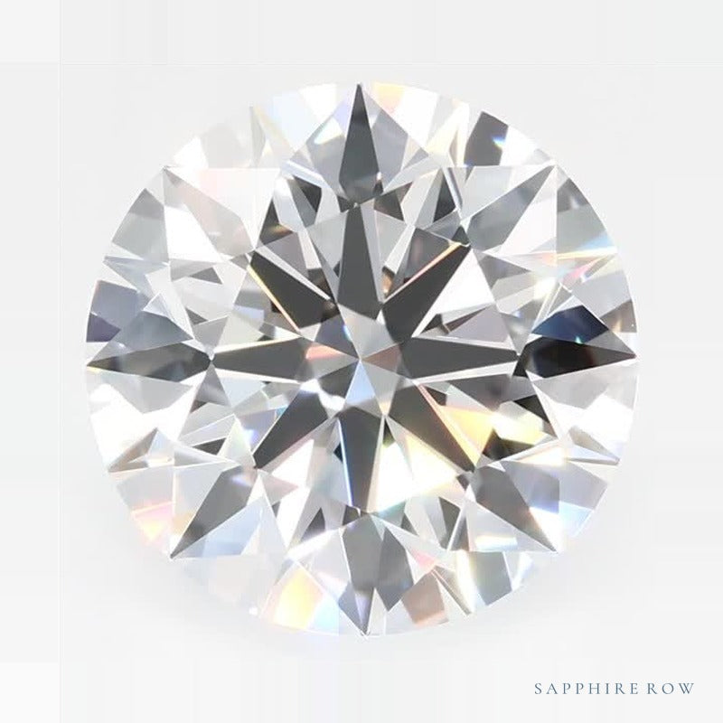 2.94 ct lab-grown diamond, round cut | Sapphire Row · cut7