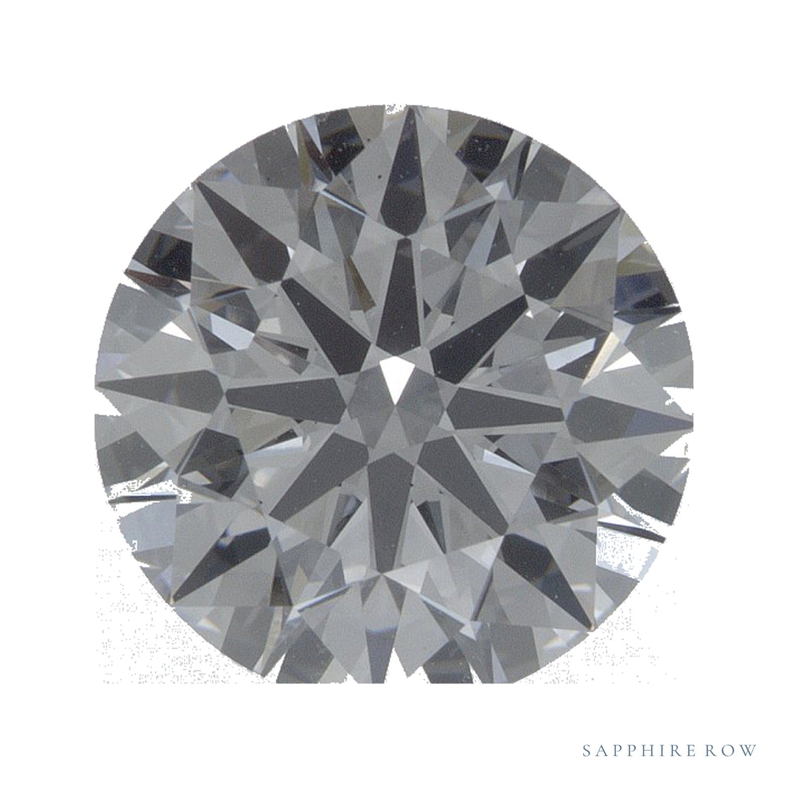 2.94 ct lab-grown diamond, round cut | Sapphire Row · cut4