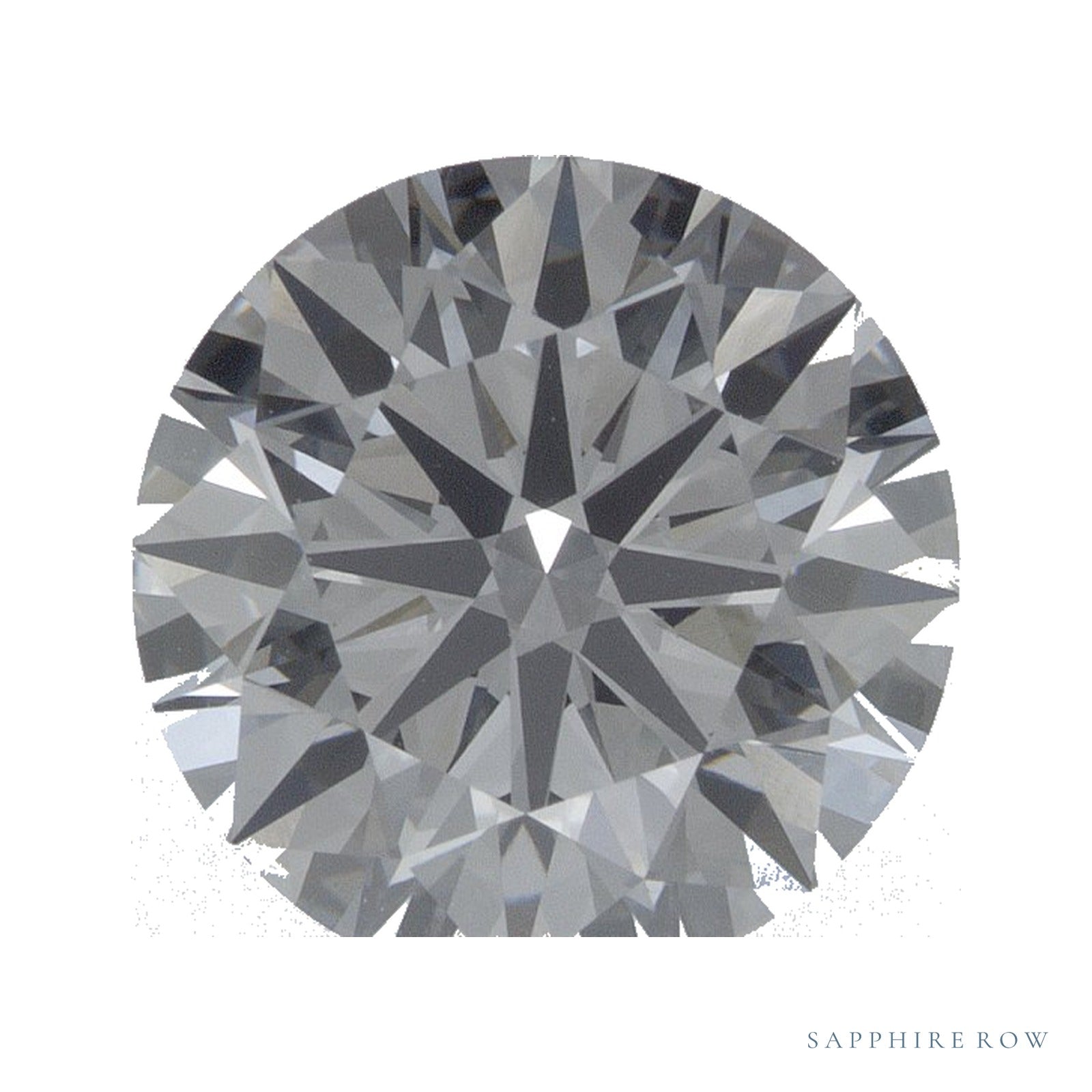 2.93 ct lab-grown diamond, round cut | Sapphire Row · cut4