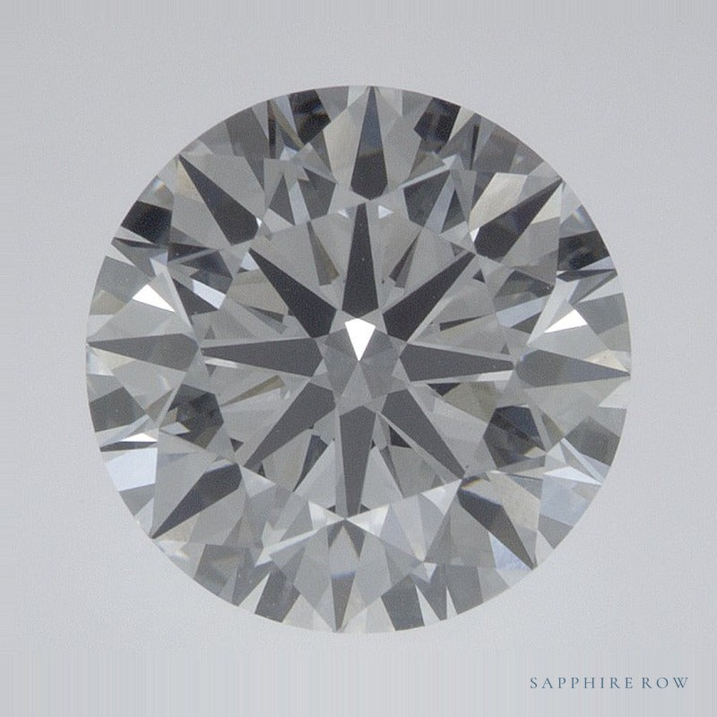 2.93 ct lab-grown diamond, round cut | Sapphire Row · cut7