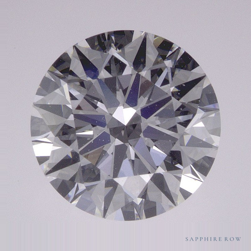 2.93 ct lab-grown diamond, round cut | Sapphire Row · cut7