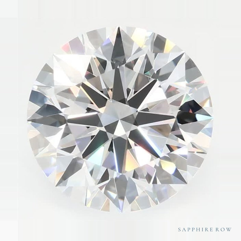 2.92 ct lab-grown diamond, round cut | Sapphire Row · cut7