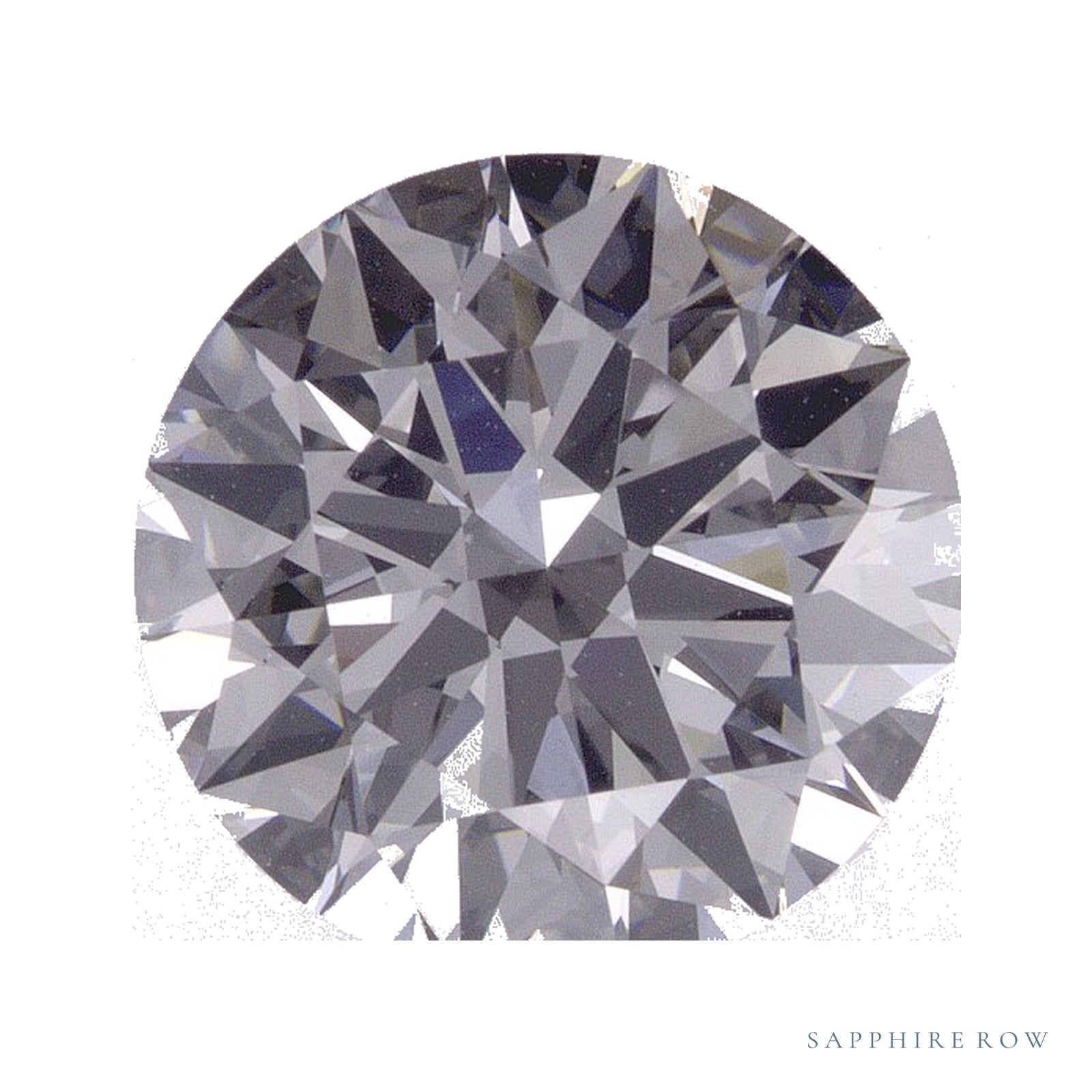 2.92 ct lab-grown diamond, round cut | Sapphire Row · cut4