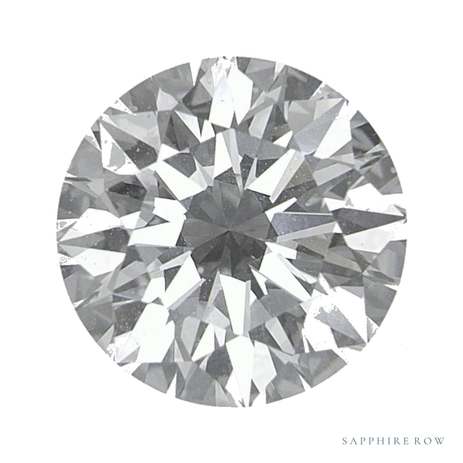 2.92 ct lab-grown diamond, round cut | Sapphire Row · cut4