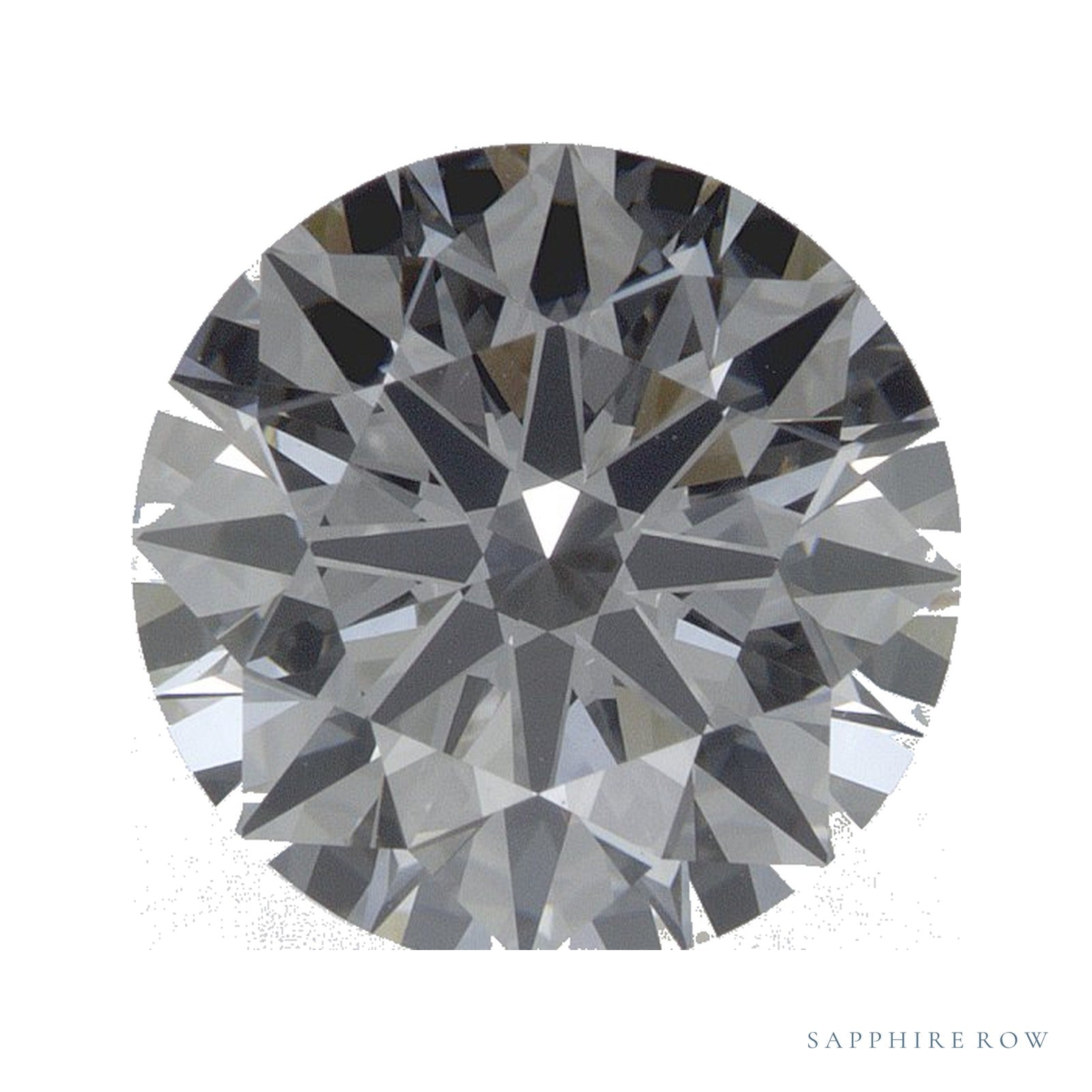 2.92 ct lab-grown diamond, round cut | Sapphire Row · cut4