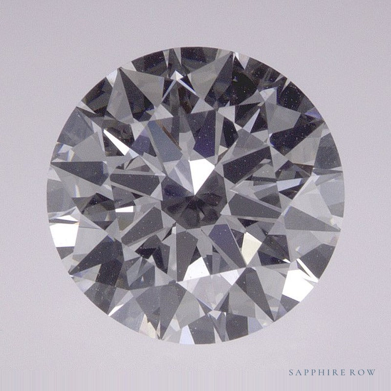 2.92 ct lab-grown diamond, round cut | Sapphire Row · cut7