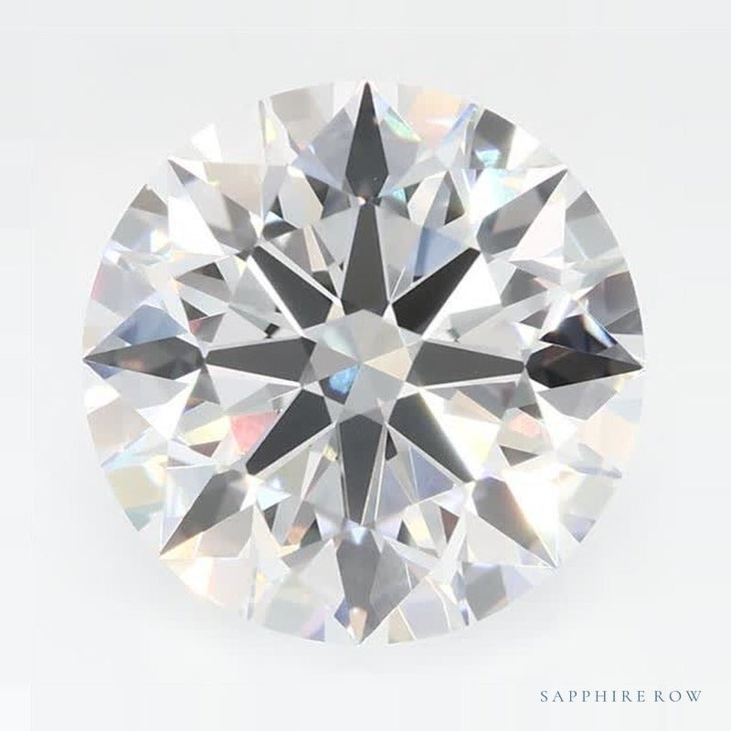 2.90 ct lab-grown diamond, round cut | Sapphire Row · cut7