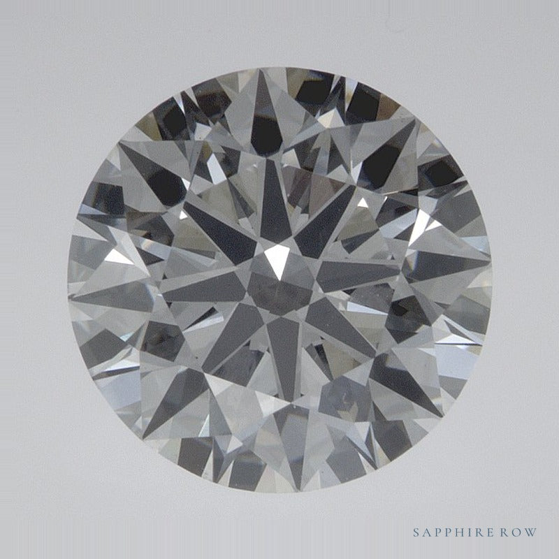 2.90 ct lab-grown diamond, round cut | Sapphire Row · cut7