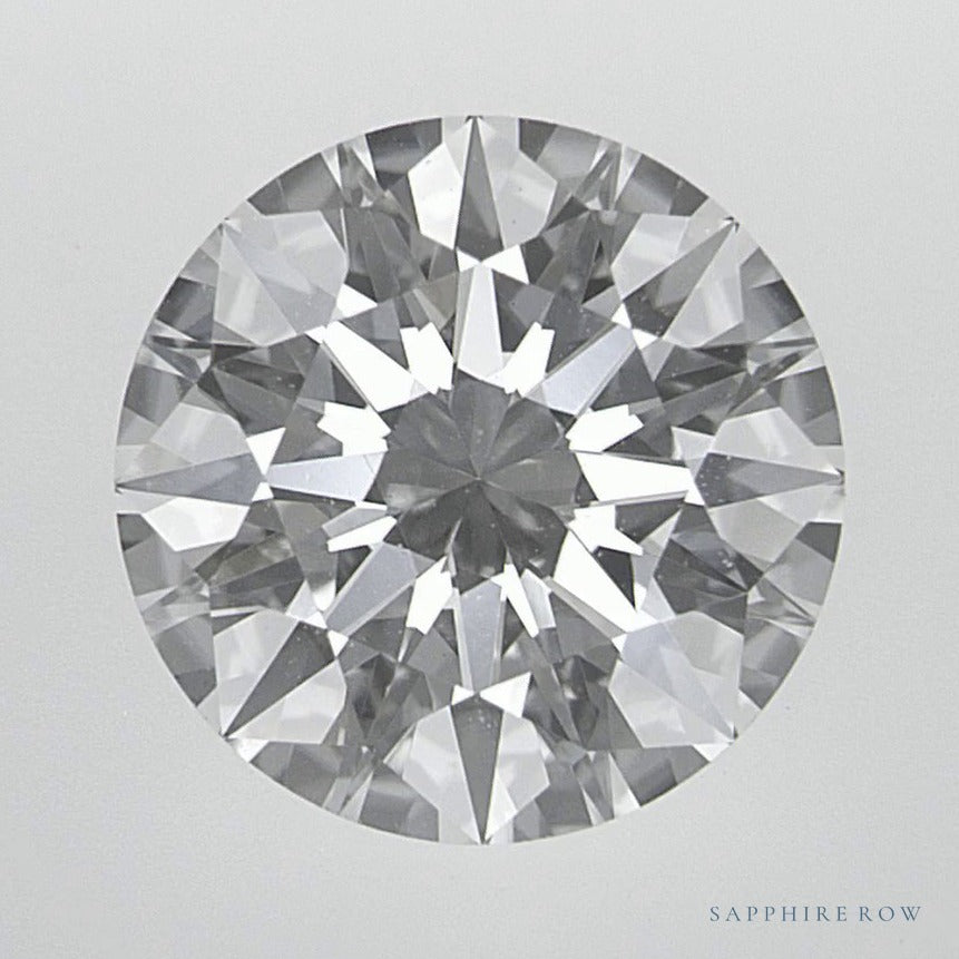 2.90 ct lab-grown diamond, round cut | Sapphire Row · cut7