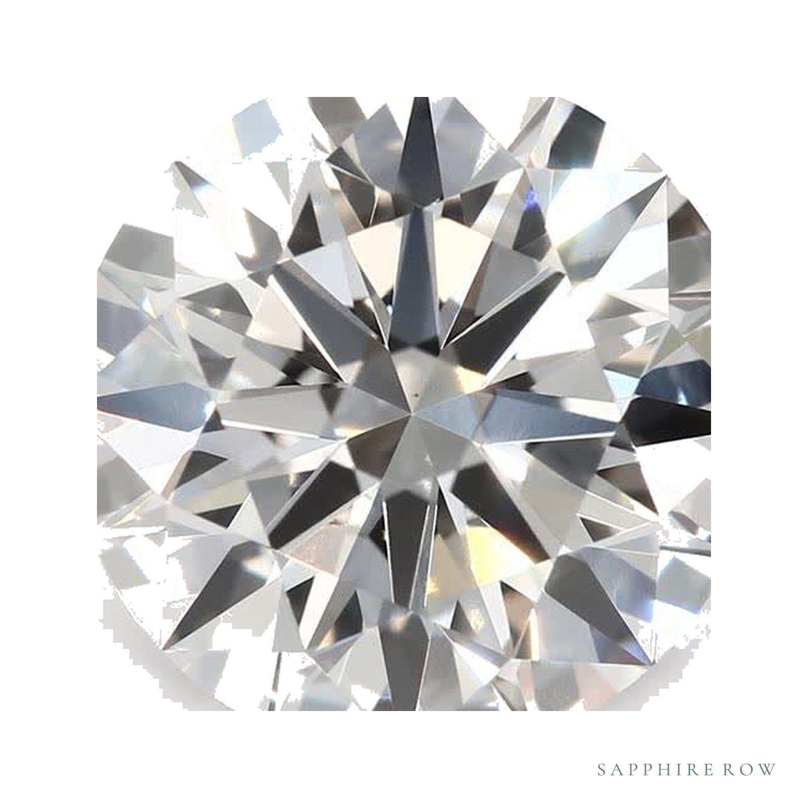 2.89 ct lab-grown diamond, round cut | Sapphire Row · cut4