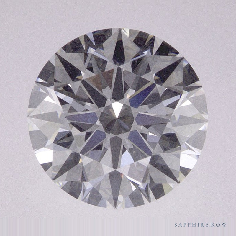 2.87 ct lab-grown diamond, round cut | Sapphire Row · cut7