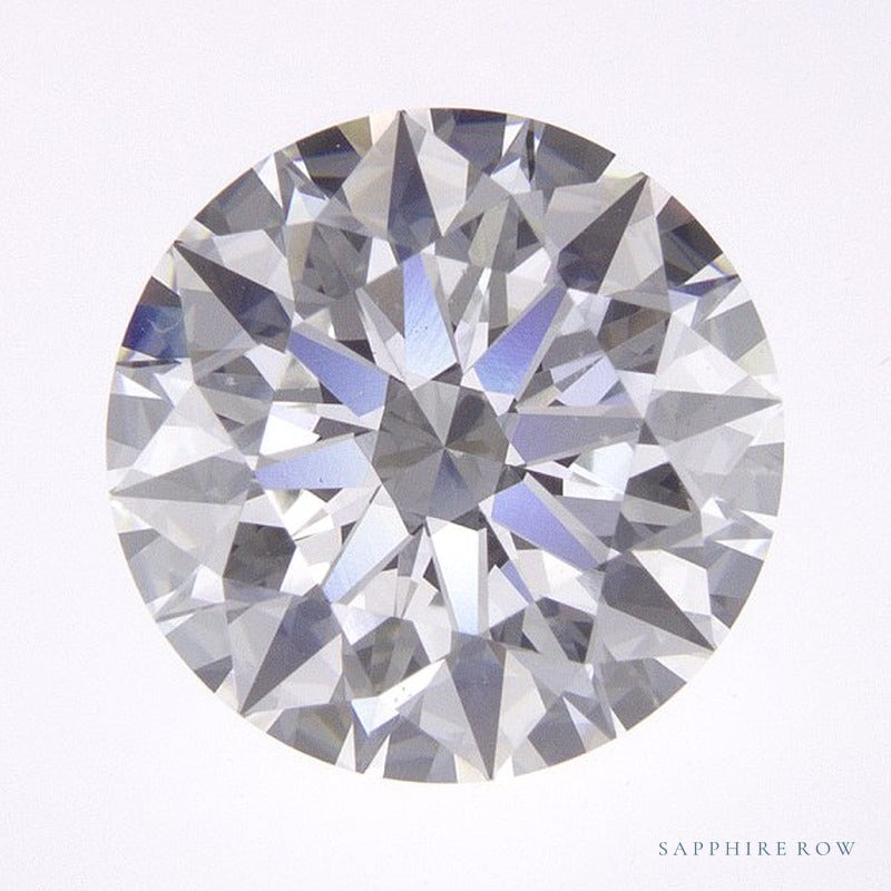 2.87 ct lab-grown diamond, round cut | Sapphire Row · cut7