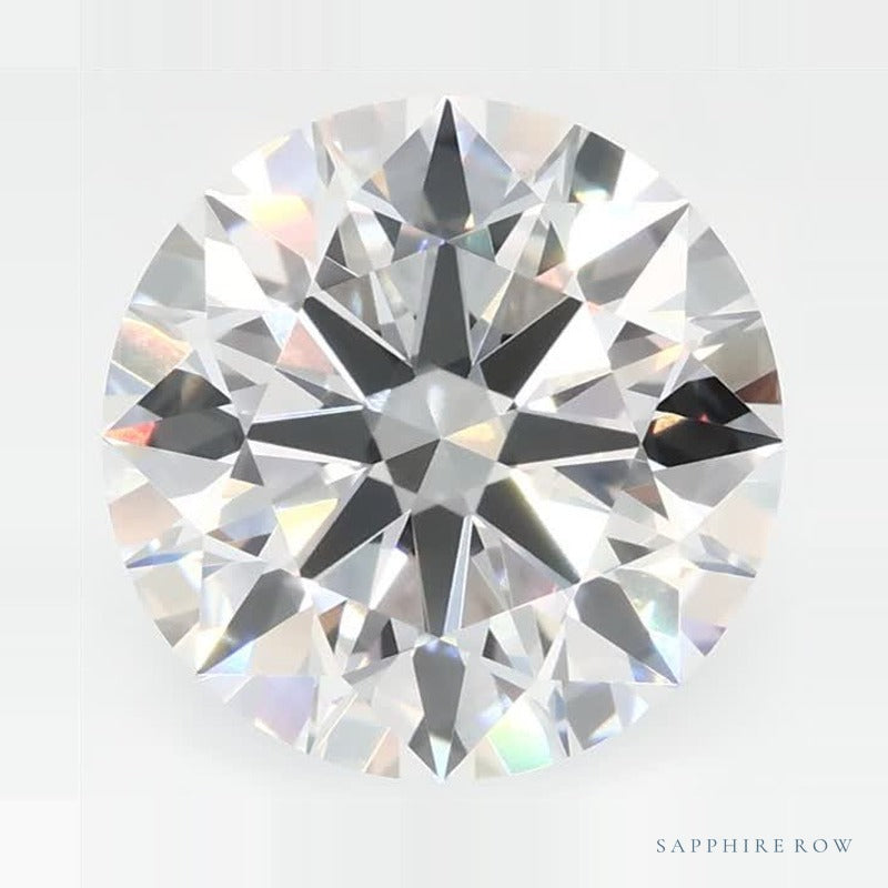 2.86 ct lab-grown diamond, round cut | Sapphire Row · cut7