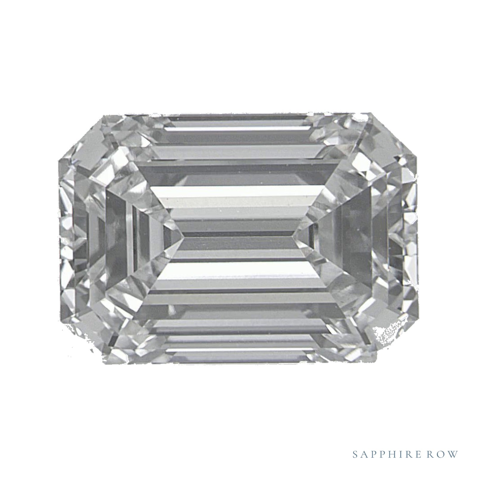 2.85 ct lab-grown diamond, emerald cut | Sapphire Row · cut4