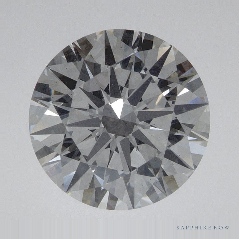 2.84 ct lab-grown diamond, round cut | Sapphire Row · cut7