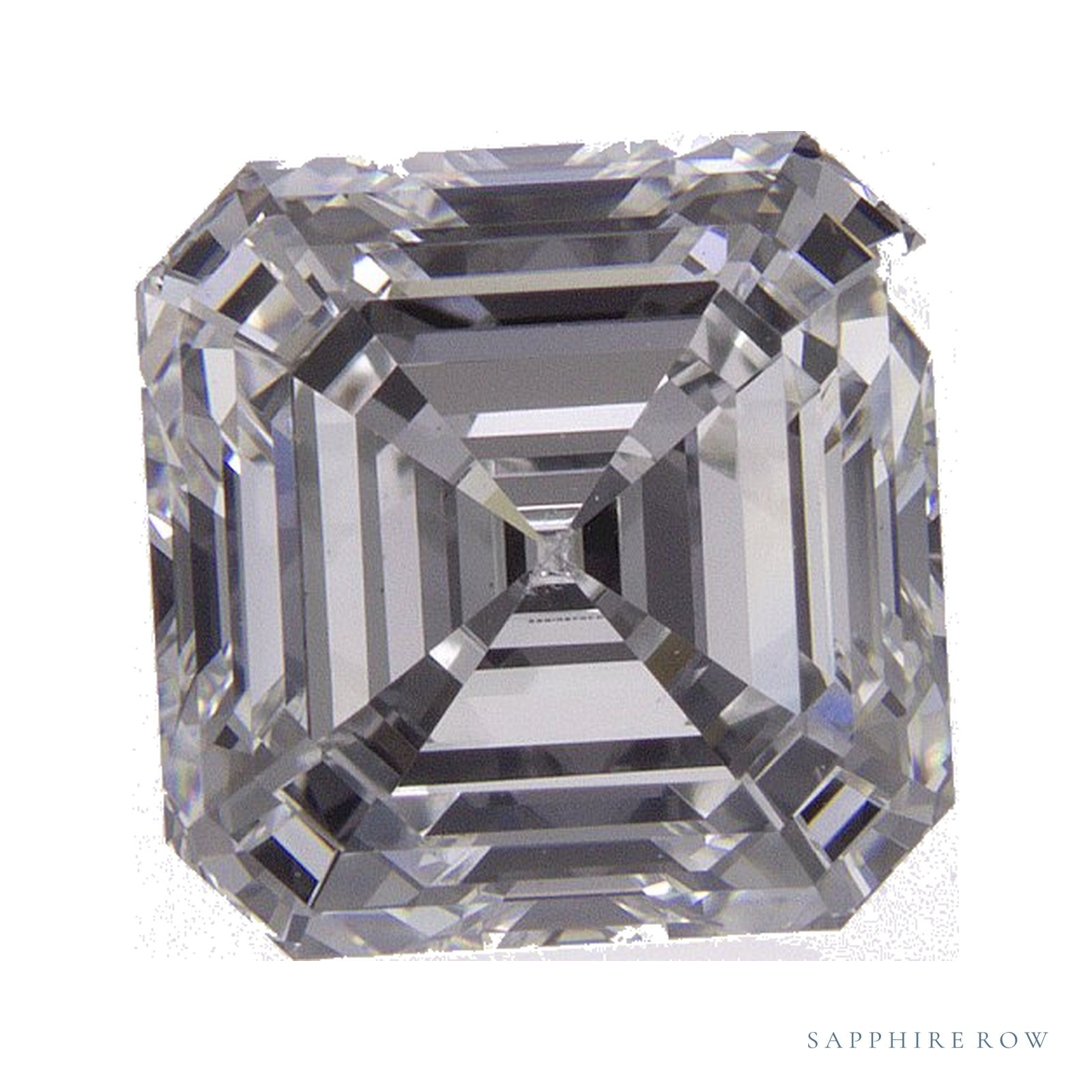 2.84 ct lab-grown diamond, asscher cut | Sapphire Row · cut4