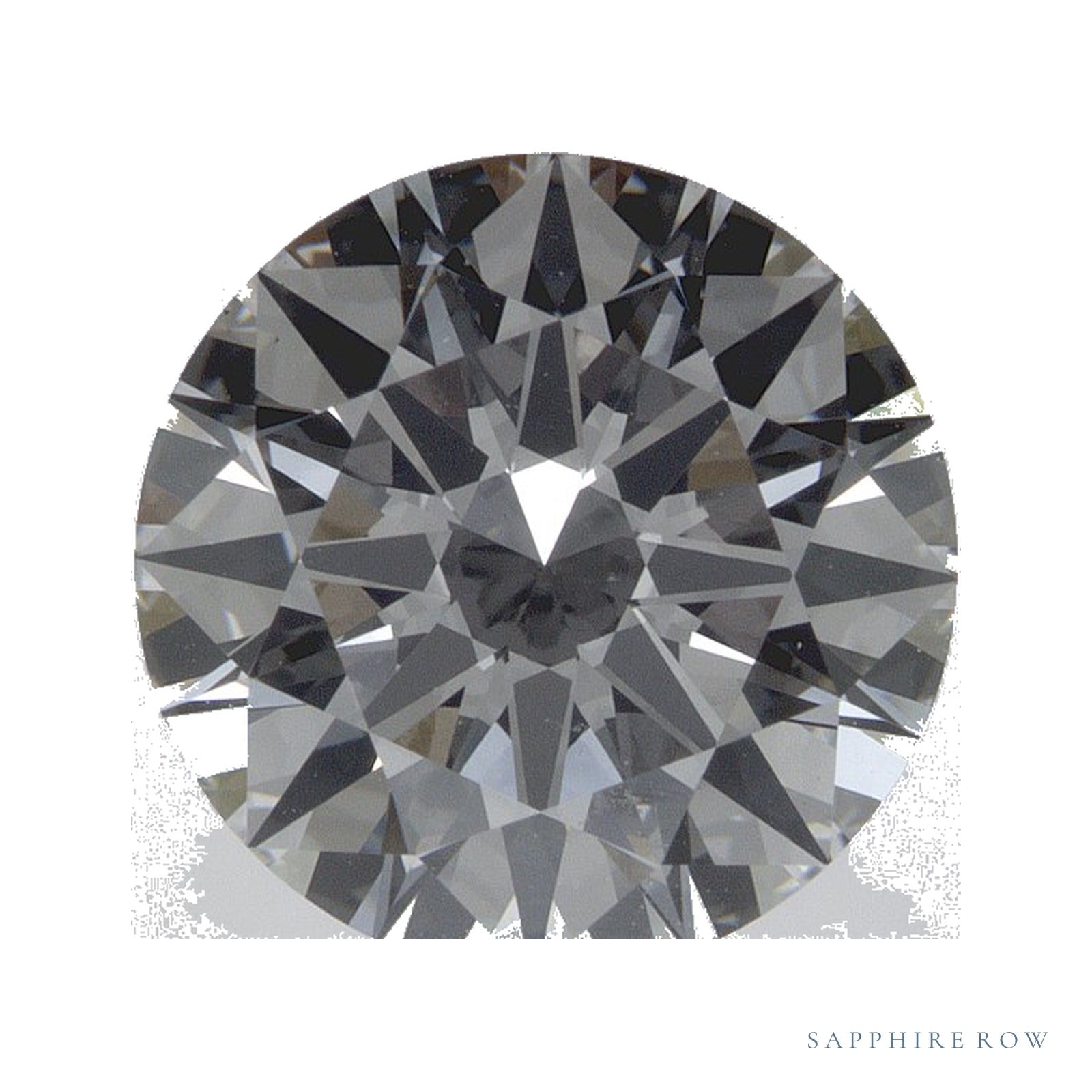 2.82 ct lab-grown diamond, round cut | Sapphire Row · cut4