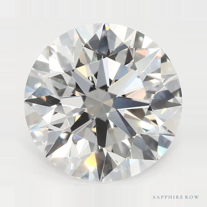 2.81 ct lab-grown diamond, round cut | Sapphire Row · cut7