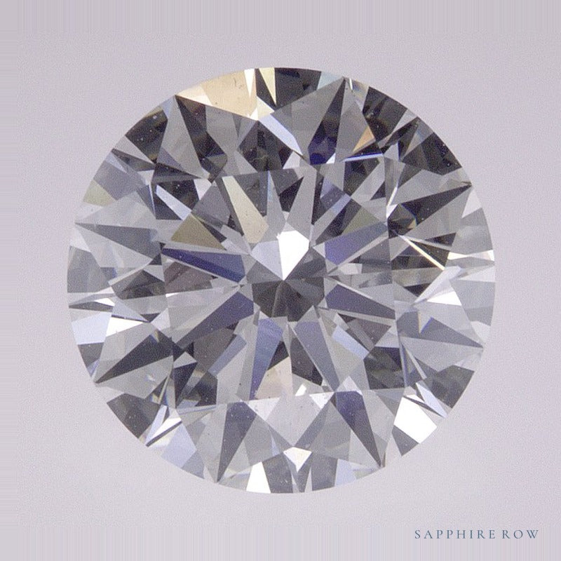 2.81 ct lab-grown diamond, round cut | Sapphire Row · cut7